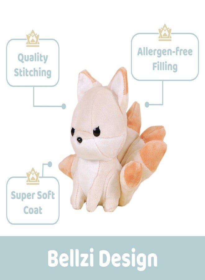Bellzi Mystical Fox - 6.5" Cute Stuffed Animal Plush Toy - Soft & Adorable Mystical Fox Plushie Gift - Perfect Present for All Ages - Mini Huli - Image 3